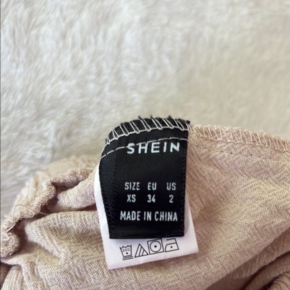 SHIEN Women's Tan Drawstring Shorts - Picture 5 of 5
